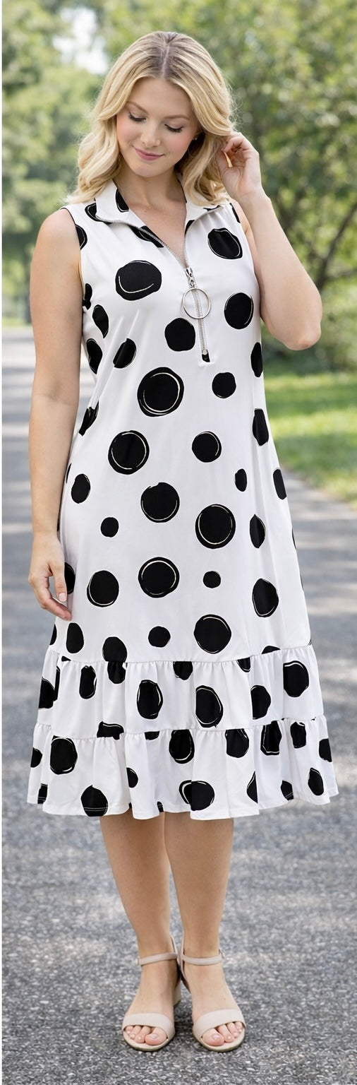 Compli K dress 36024 white/black