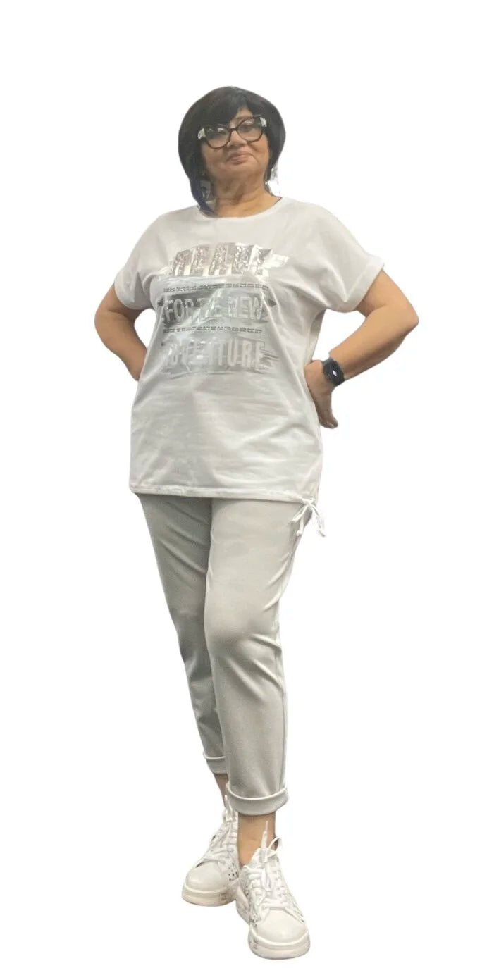 Sale 50% Off I’cona Pants 61048 Lights Gray