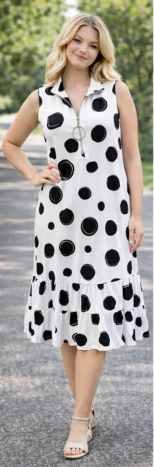 Compli K dress 36024 white/black
