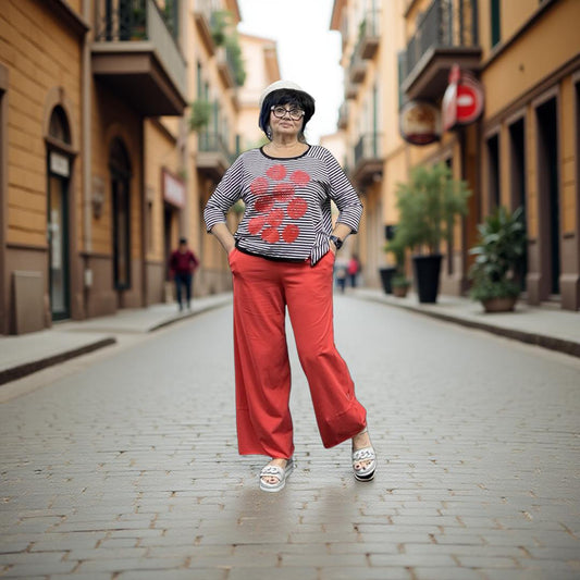 Luukaa Pants 214 Vermillion Red