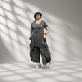 Zilberman Wardrobe Tunic Top 26039 Antrasite