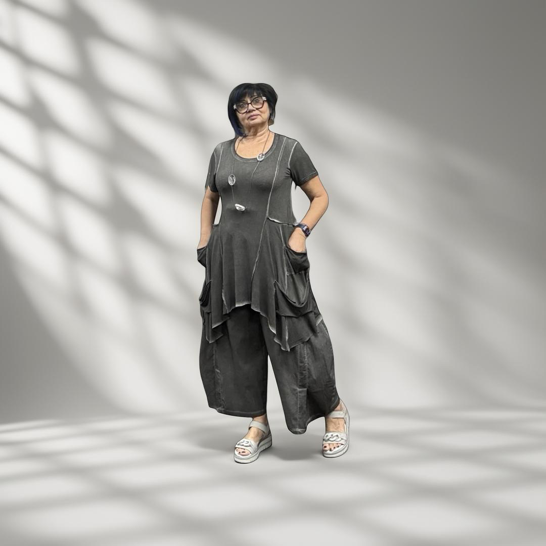 Zilberman Wardrobe Tunic Top 26039 Antrasite
