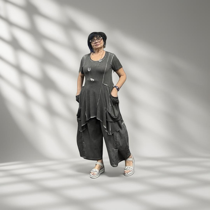 Zilberman Wardrobe Tunic Top 26039 Antrasite
