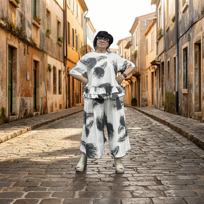 Alembika Pants Up155c Cloud Bloom