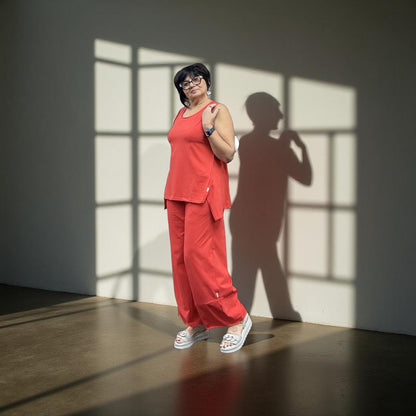 Luukaa Tank Top 147 Vermillion Red