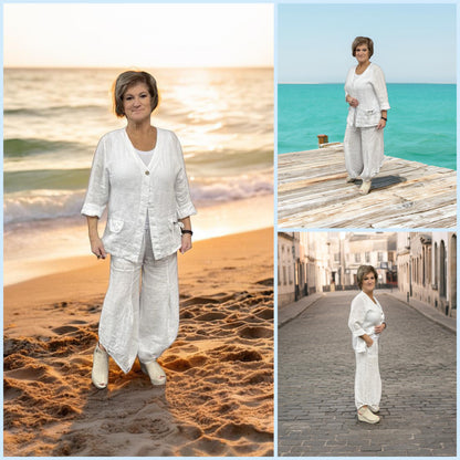 Me&G made in Italy shirt/ jacket 14-4692 white