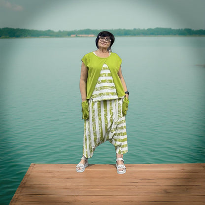 Luukaa Tank Top 116 Lime Print