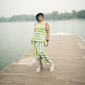 Luukaa Tank Top 116 Lime Print