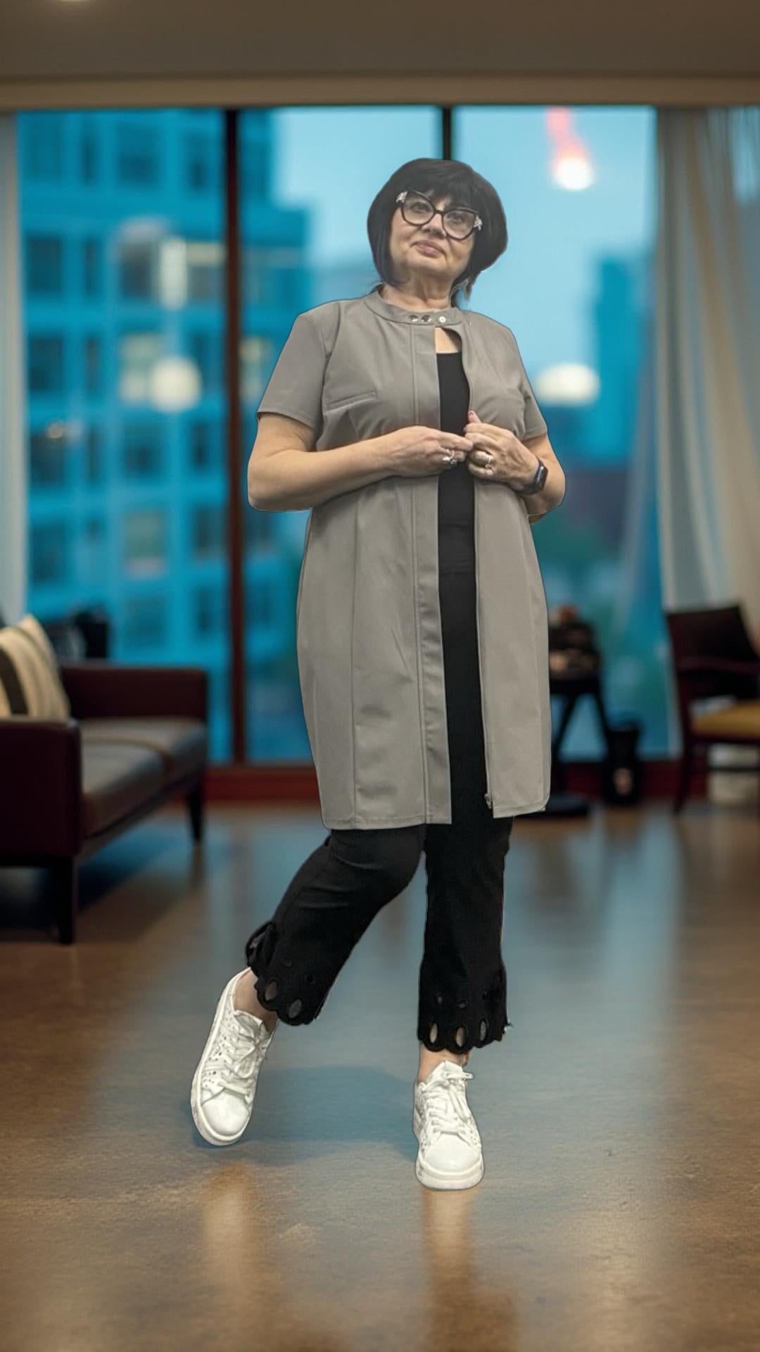 Sale 50% Off I'cona Zip up Dress 68037 Color 97