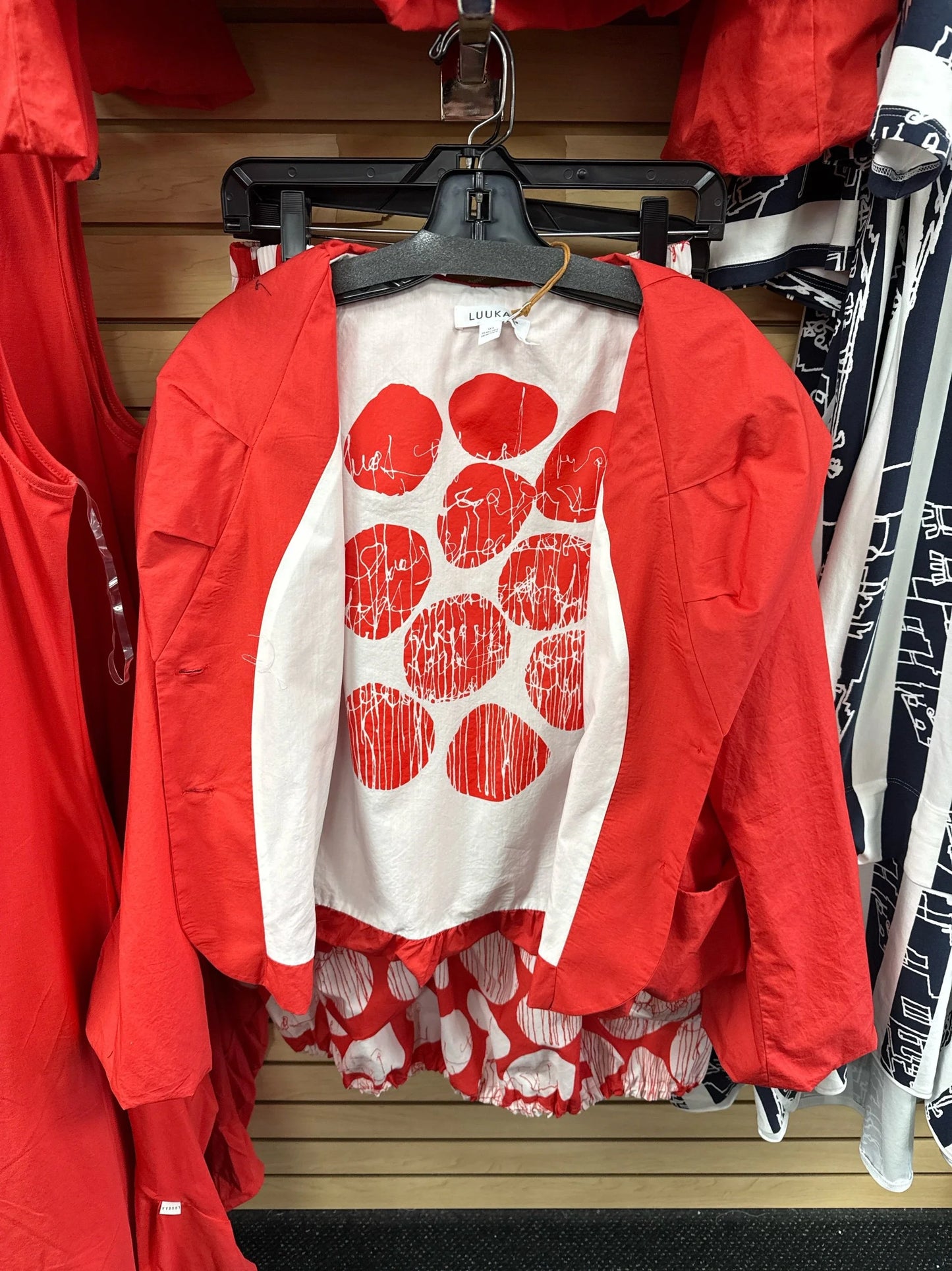 Luukaa Jacket 303 Mandarin Red