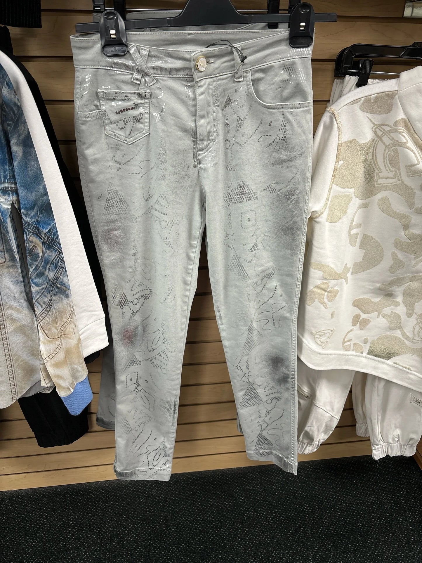 Sale 50% Off Elisa Cavaletti Jeans 246032501 Grey Silver