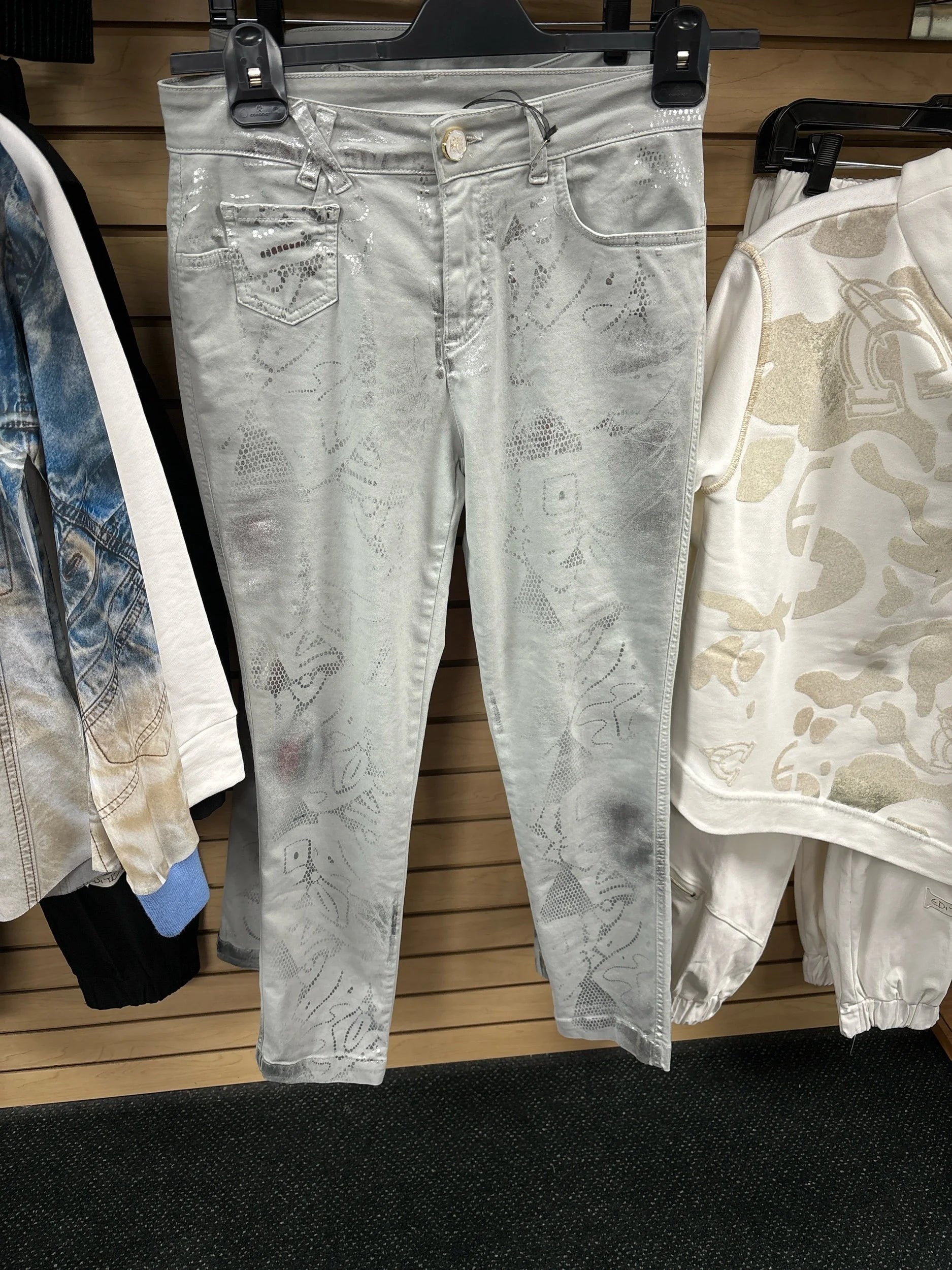 Sale 50% Off Elisa Cavaletti Jeans 246032501 Grey Silver