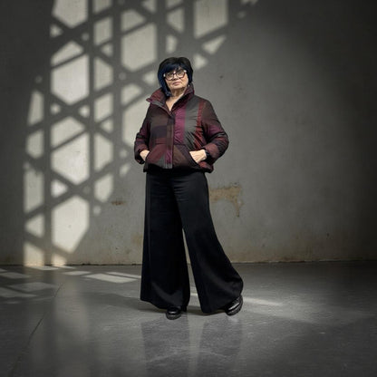 Sale 50% Off Luukaa Coat 0308 Dark Scarlet