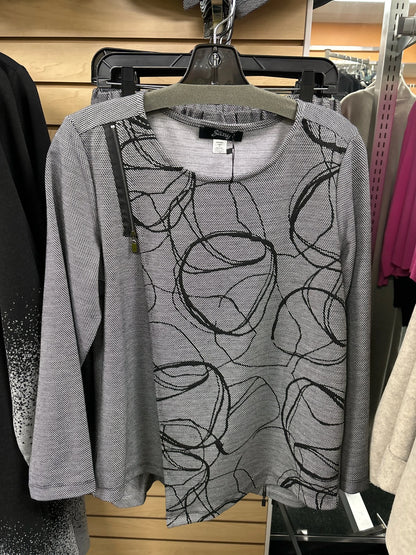 Sale 50% Off Ever Sassy Top 14402 Grey