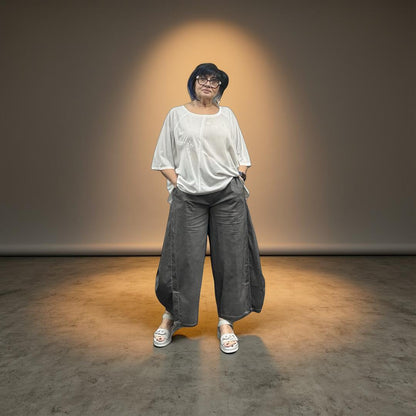 Zilberman Wardrobe Top 26036 Light Grey