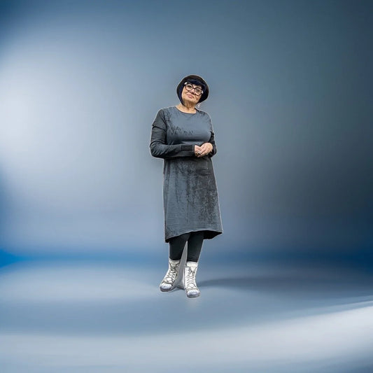 Sale 50% Off Black by K&m Tunic Dress 2320408 Print Atlantic