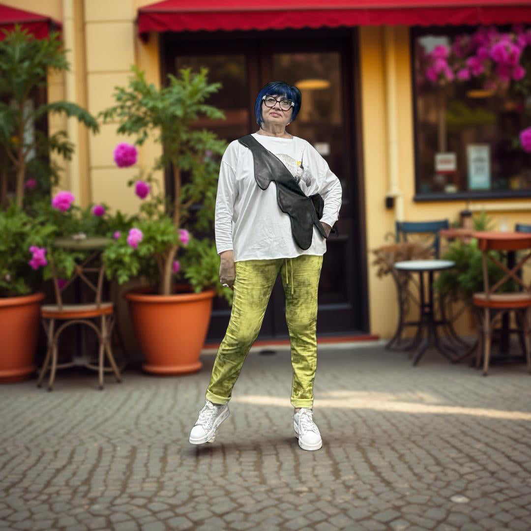 Sale 50% 0ff Alembika Pants Sp820c Citron