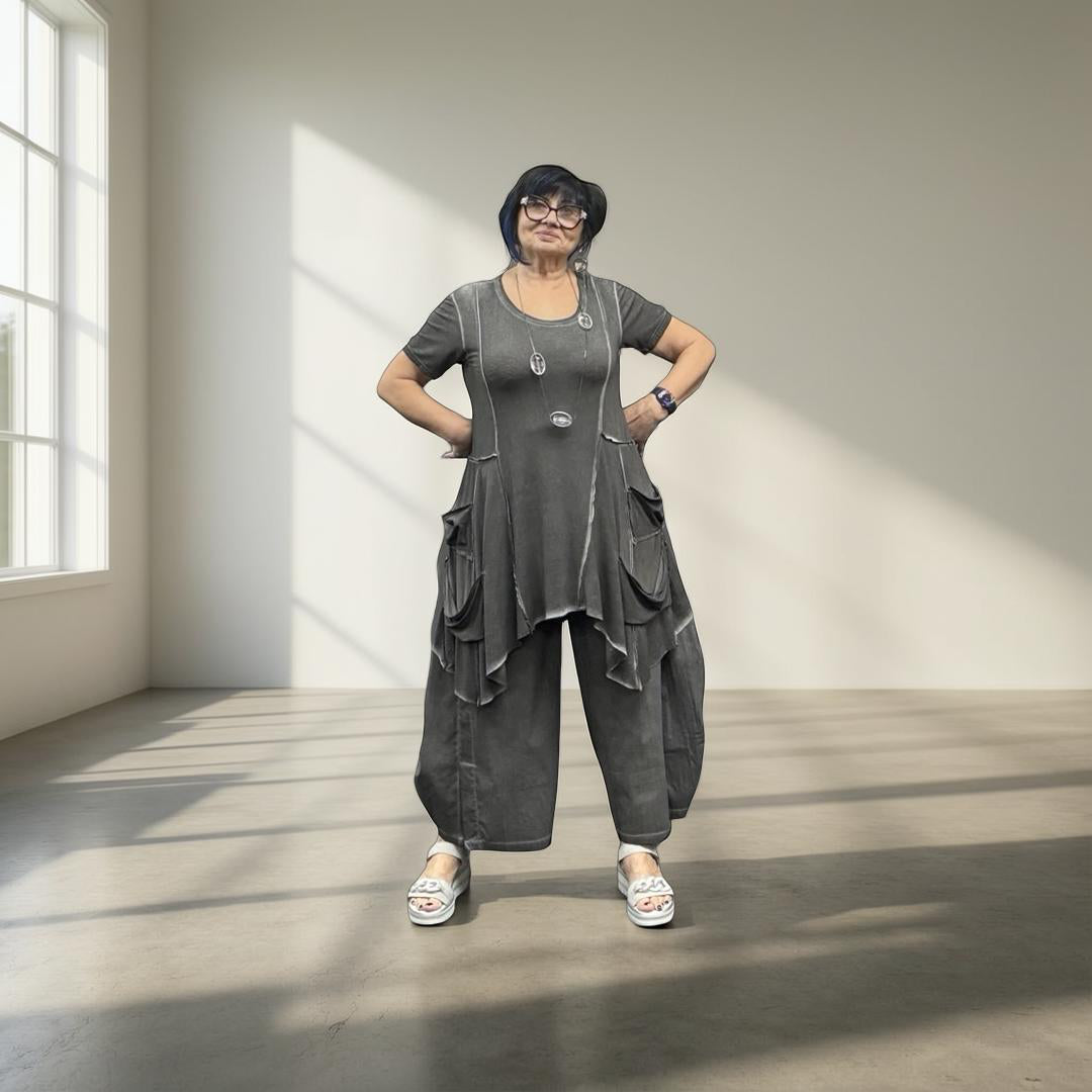 Zilberman Wardrobe Tunic Top 26039 Antrasite