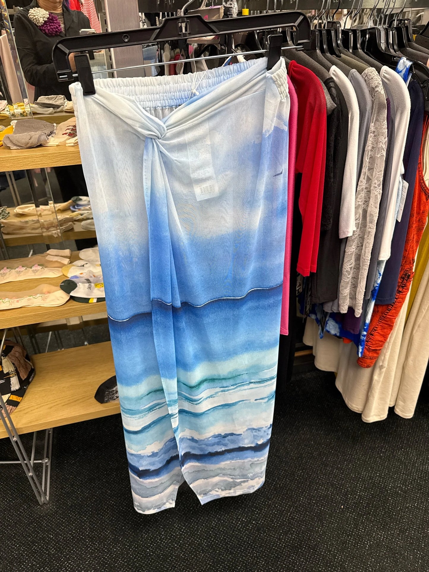 Dolcezza cover up  26812 sky blue print