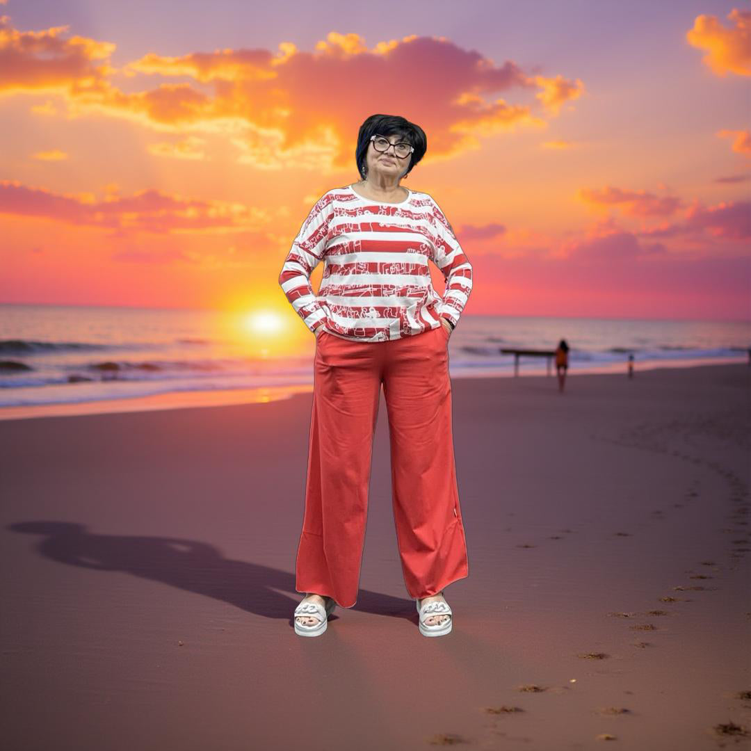 Luukaa Pants 214 Vermillion Red