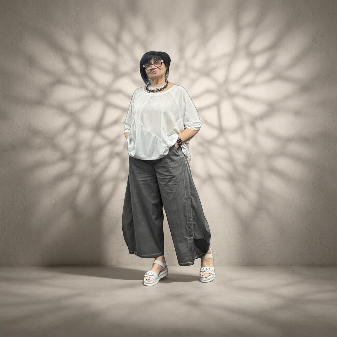 Zilberman Wardrobe Top 26036 Light Grey