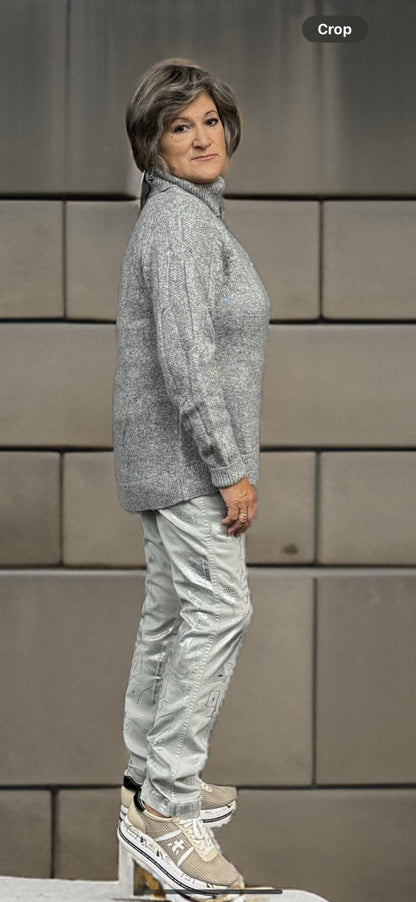 Sale 50% Off Elisa Cavaletti Jeans 246032501 Grey Silver