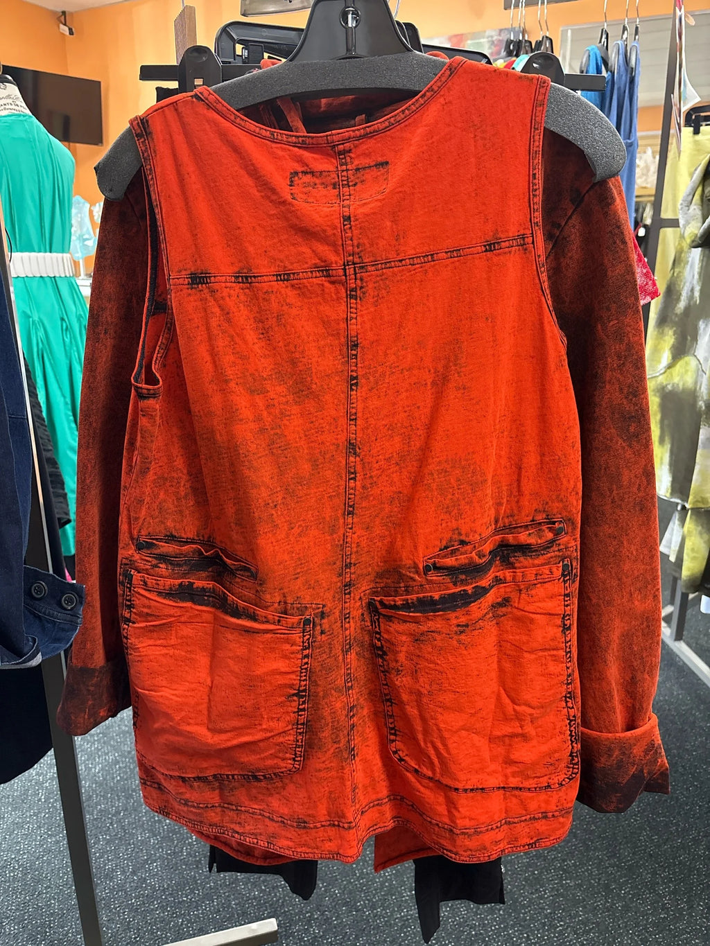 Sale 50% Off Rundholz Dip Tank Top 2620801 Mandarin Dye