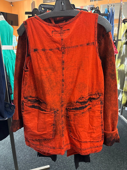 Sale 50% Off Rundholz Dip Tank Top 2620801 Mandarin Dye