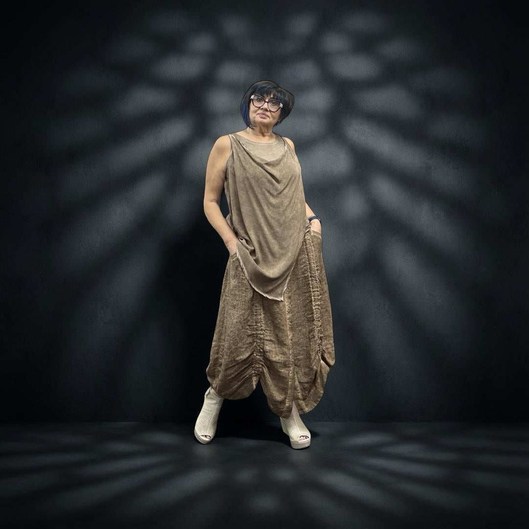 Zilberman Wardrobe Skirt 26019 Espresso Brown