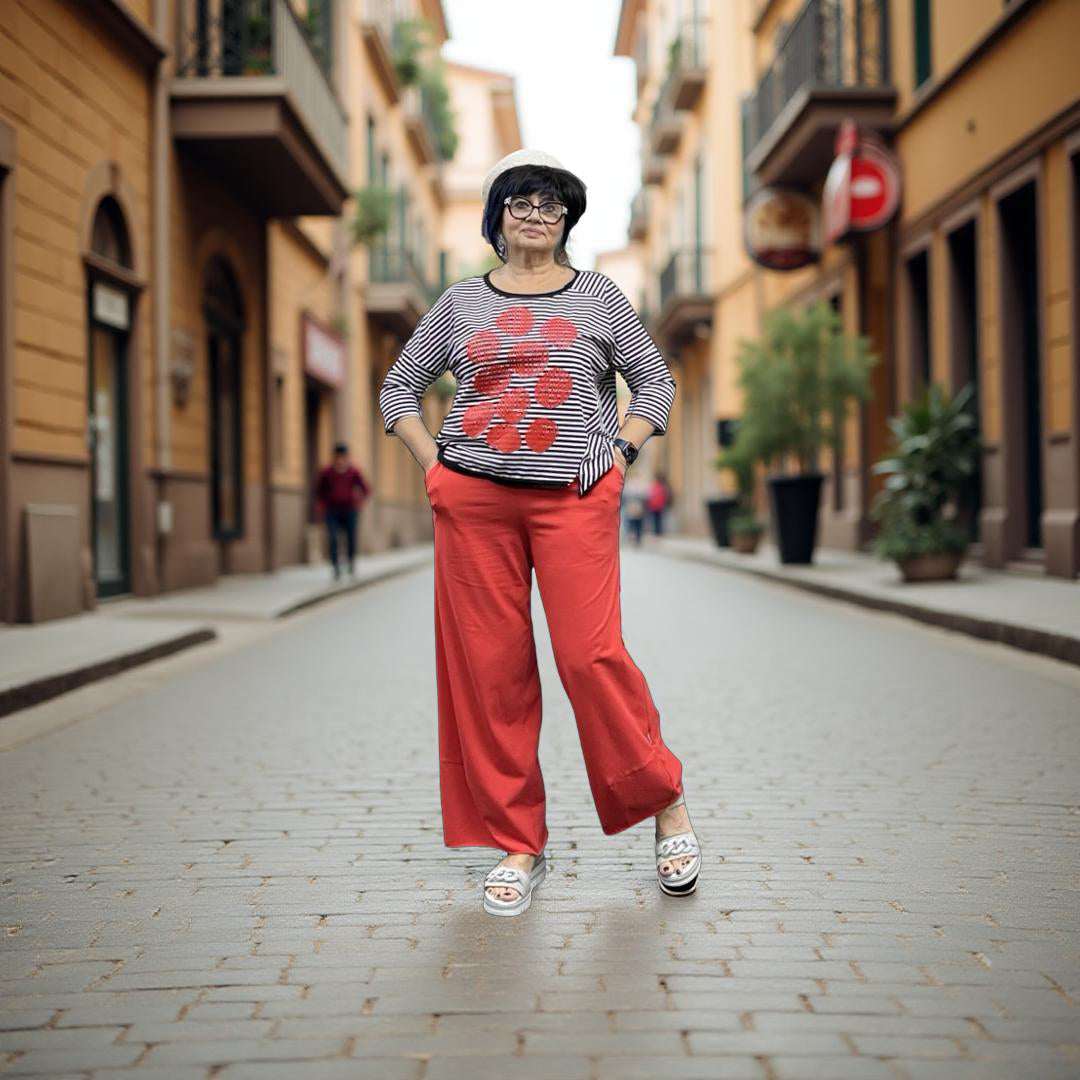 Luukaa Pants 214 Vermillion Red
