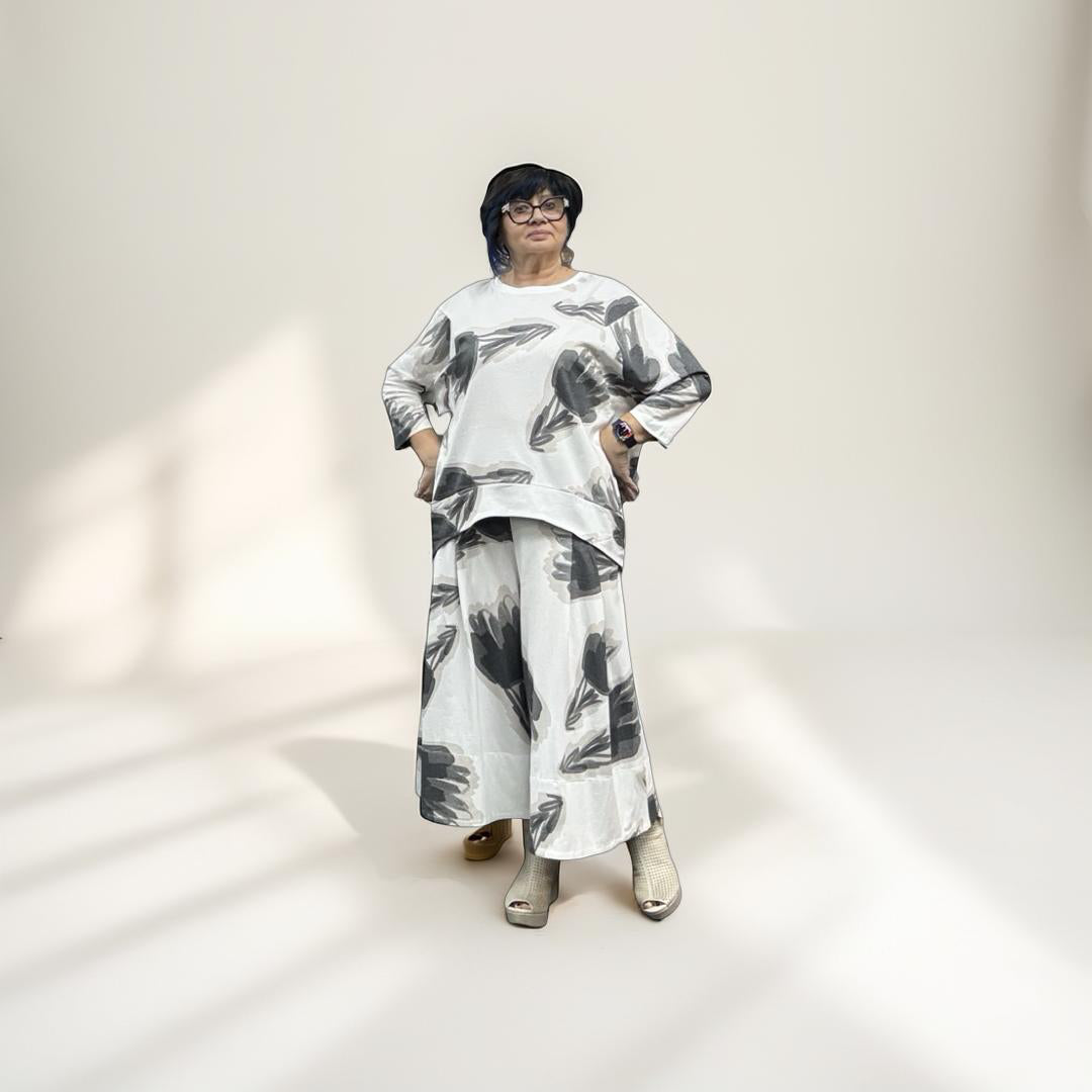 Alembika Pants Up155c Cloud Bloom