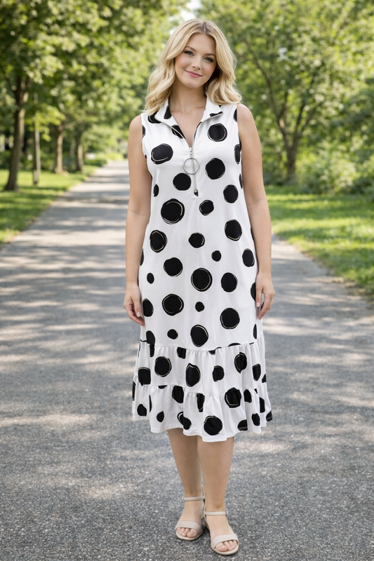 Compli K dress 36024 white/black