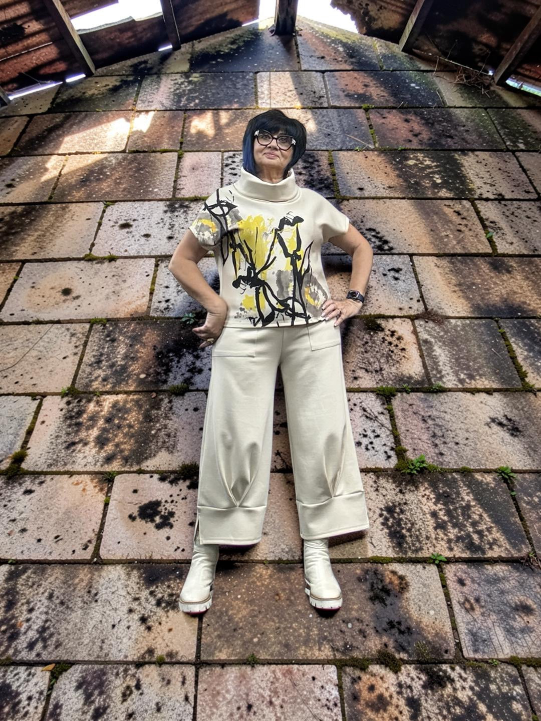 New F/W 26/27 Kozan Suki top CT-4084 limoncello
