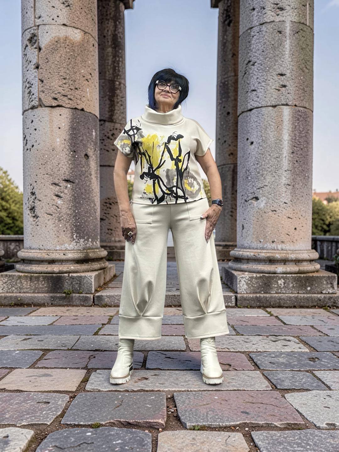 New F/W 26/27 Kozan Suki top CT-4084 limoncello