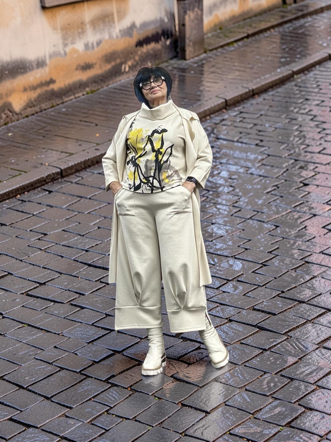 New F/W 26/27 Kozan Suki top CT-4084 limoncello