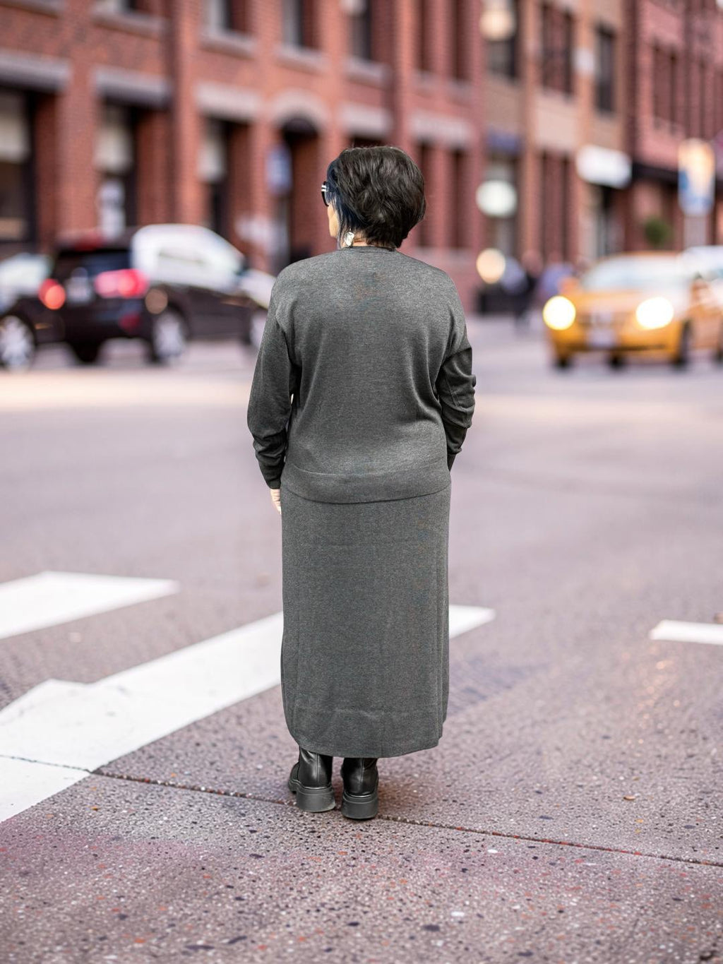 New F/W 26/27 Haako skirt H2014 charcoal