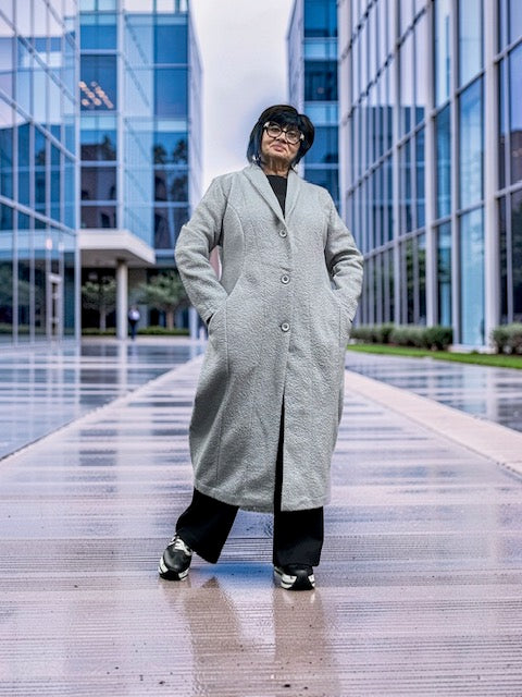 New F/W 26/27 Kaziuki coat Dodo grey