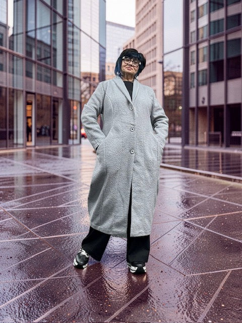 New F/W 26/27 Kaziuki coat Dodo grey