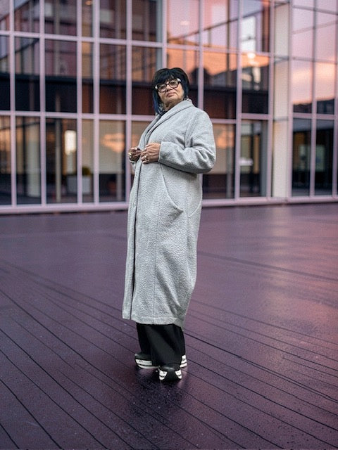 New F/W 26/27 Kaziuki coat Dodo grey