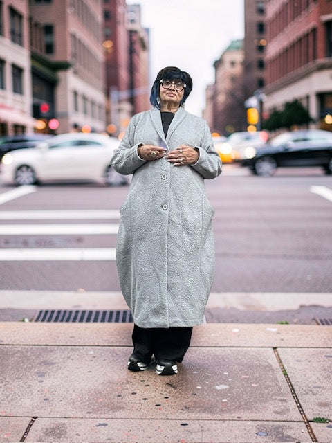 New F/W 26/27 Kaziuki coat Dodo grey