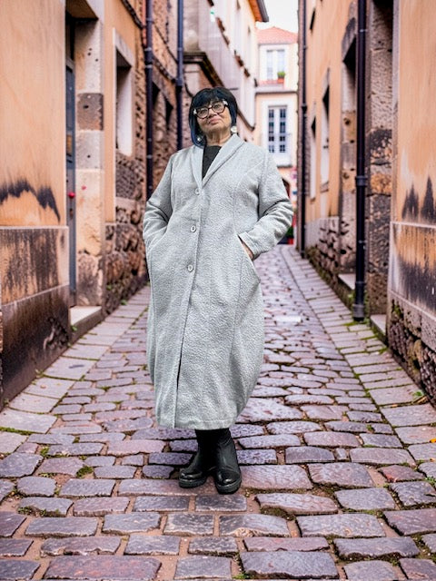 New F/W 26/27 Kaziuki coat Dodo grey
